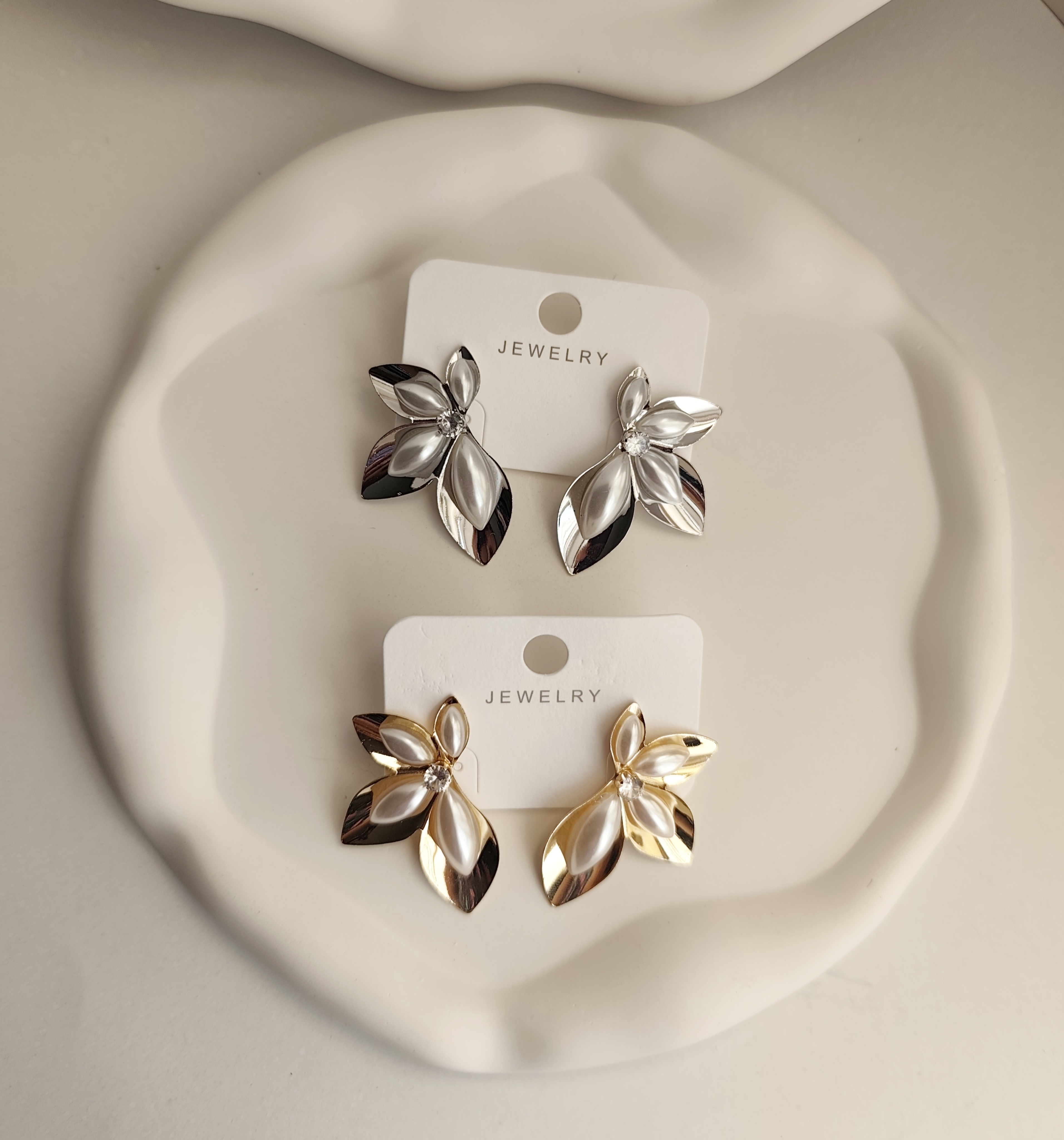 گوشواره گل مروارید