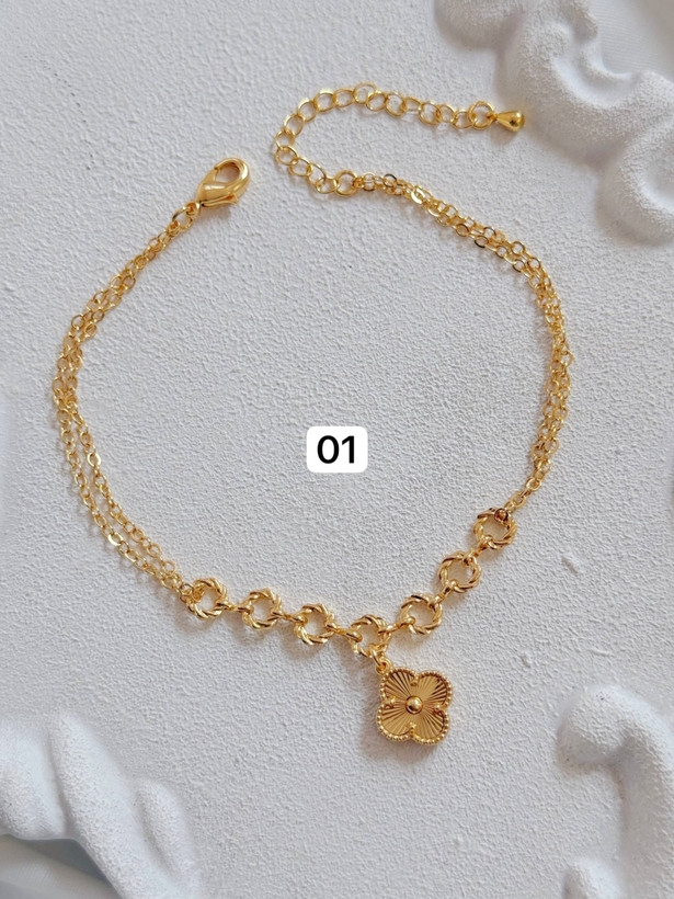 کالکشن پابند طلایی ترند کد A02