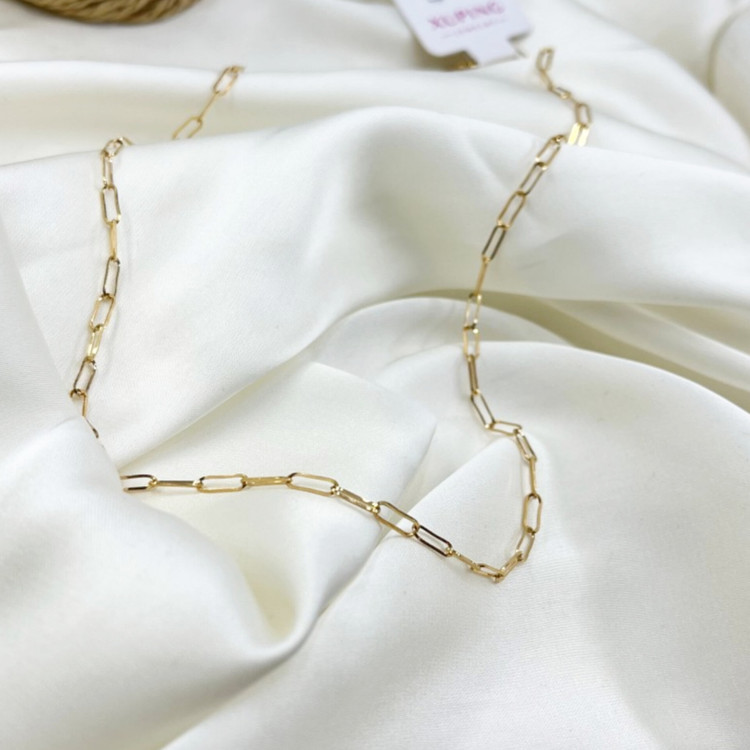 گردنبند زنانه طرح طلا ژوپینگ مدل آحری تیفانی کد N041