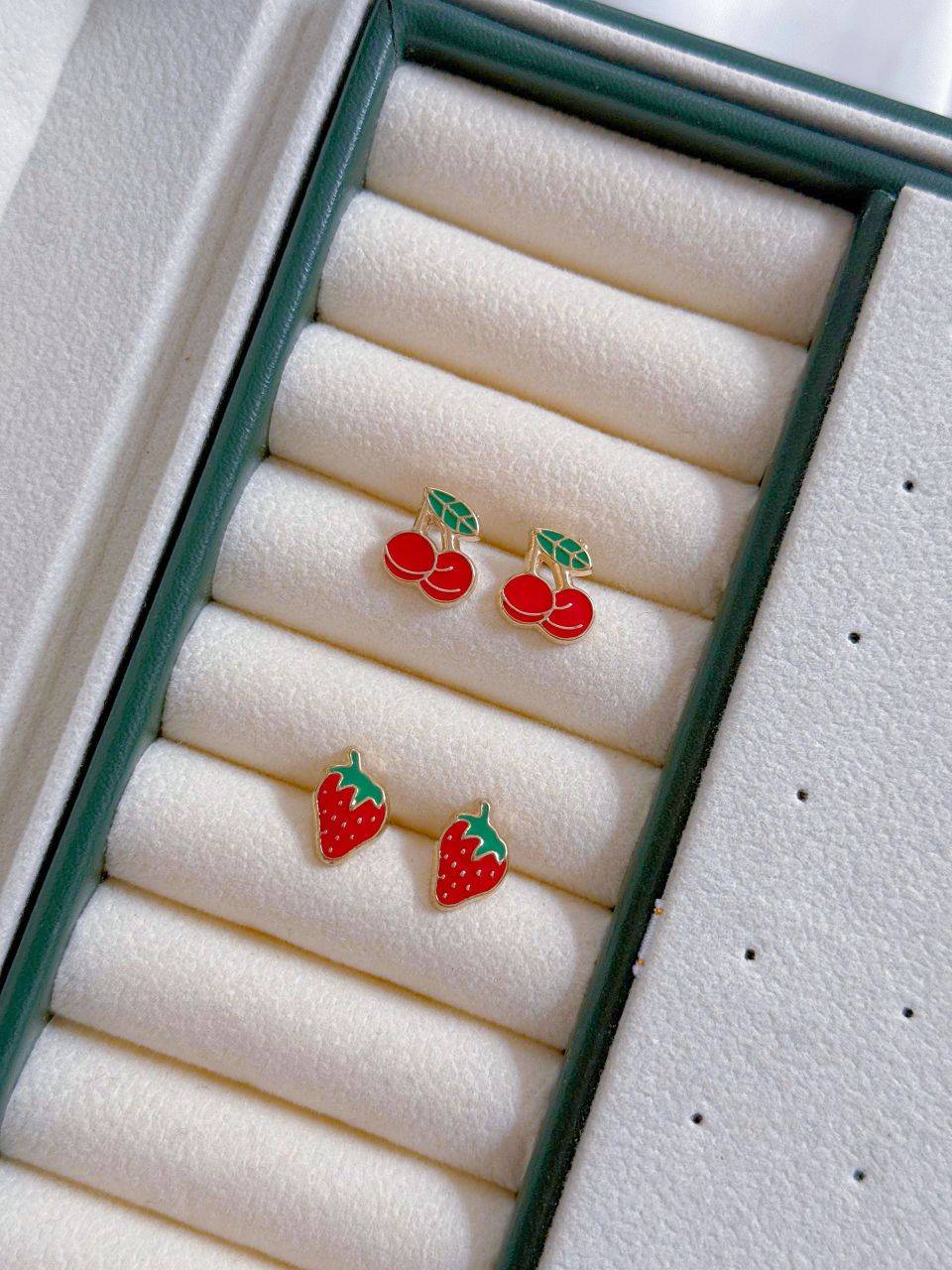 گوشواره میوه ای فانتزی استیل کد E123